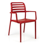 Odolná, plastová stohovatelná židle s područkami (200kg nosnost) COSTA Materiál polypropylen se skelným vláknem (fg) dodáváme 6 barevných provedení 