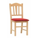 Klasická jídelní židle, velmi robustní konstrukce, SILVANA sedák s látkou MIRON - základní cena a dodání do 4 týdnů Více látek, více moření dřeva .. 