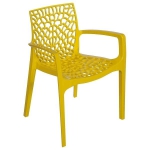 Plastová, odolná stohovatelná židle s područkami Gruvyer provedení polypropylen - NOVĚ 12 odstínů možnost venkovního použití. 