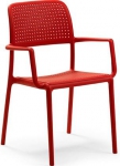 Odolná, plastová stohovatelná židle (200kg nosnost) BORA Materiál polypropylen se skelným vláknem (fg) dodáváme 5 barevných provedení-Antracit, Bílá, Caffe, Rosso,Krémová 