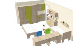 Návrh dětského pokoje ve 3D 