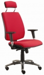 Kancelářská židle YORK šef - fa Alba S možností přidání podhlavníku, houpání, stavitelné područky. Nosnost 120 kg. 