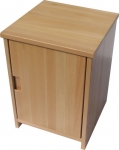 Noční stolek s dvířkem - česká výroba. rozměr - 40x56x40 cm, masivní dřevo - buk, dub, akát, bříza a ořech. 